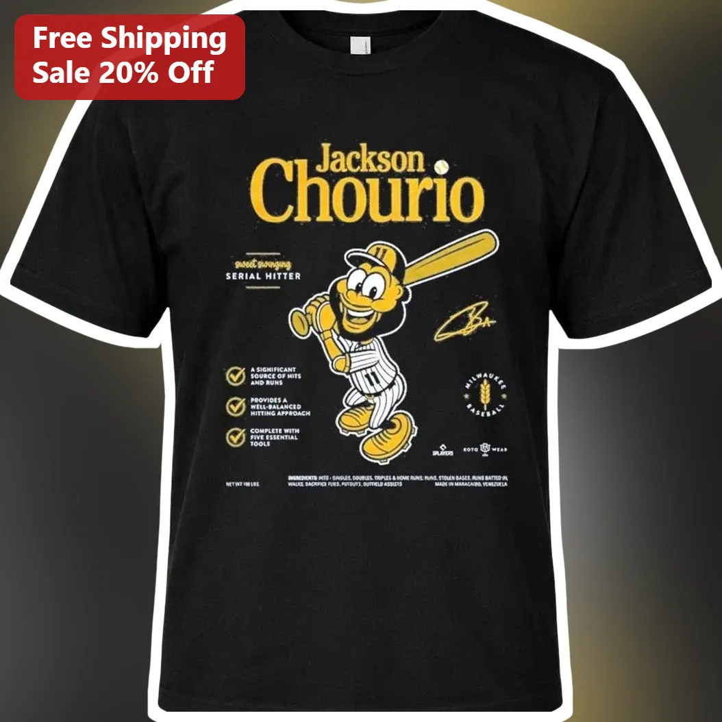 Jackson Chourio Serial Hitter Milwaukee Brewers Tee