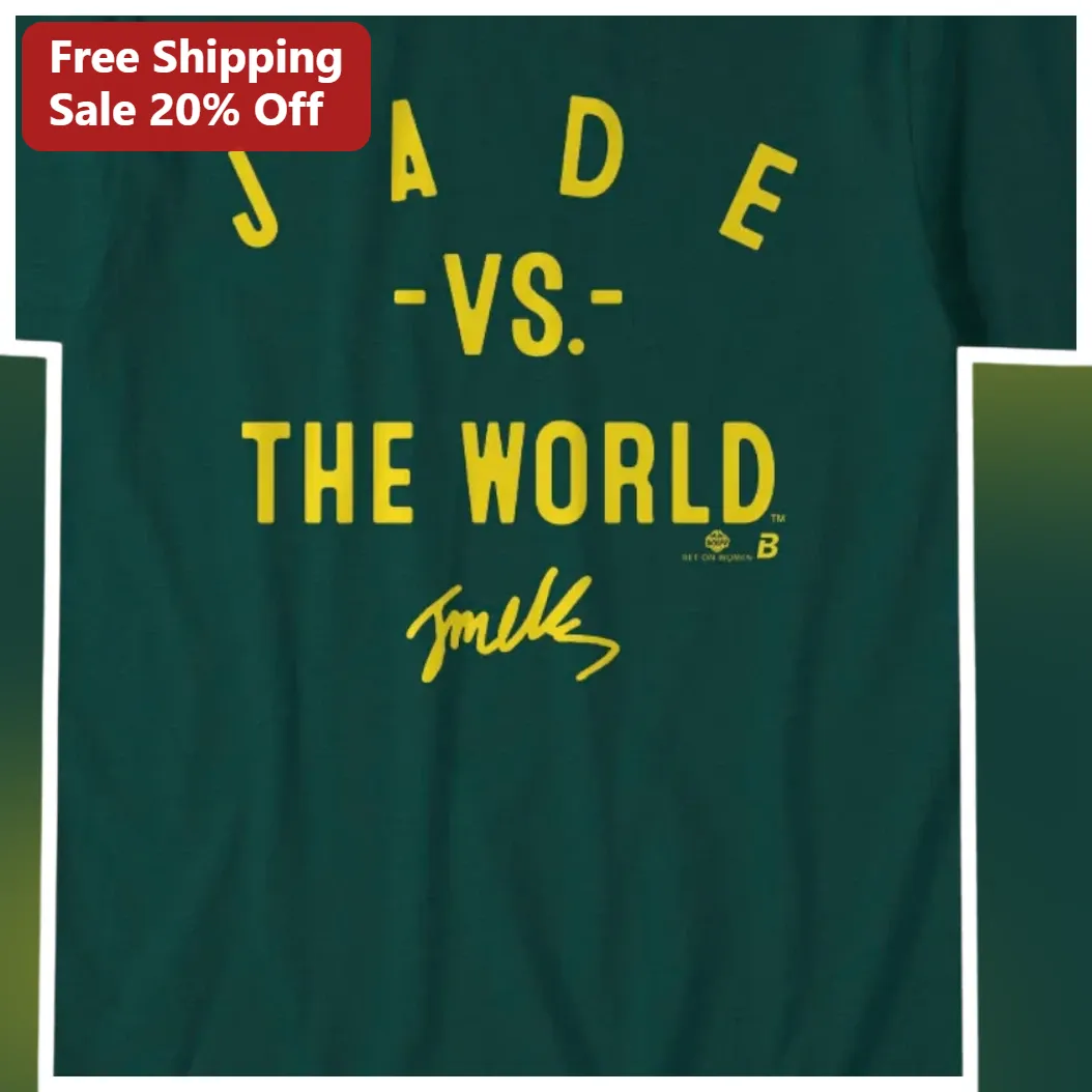 Jade vs the World Jade Cargill Signature Graphic Tee WWE Wrestling Fan Apparel