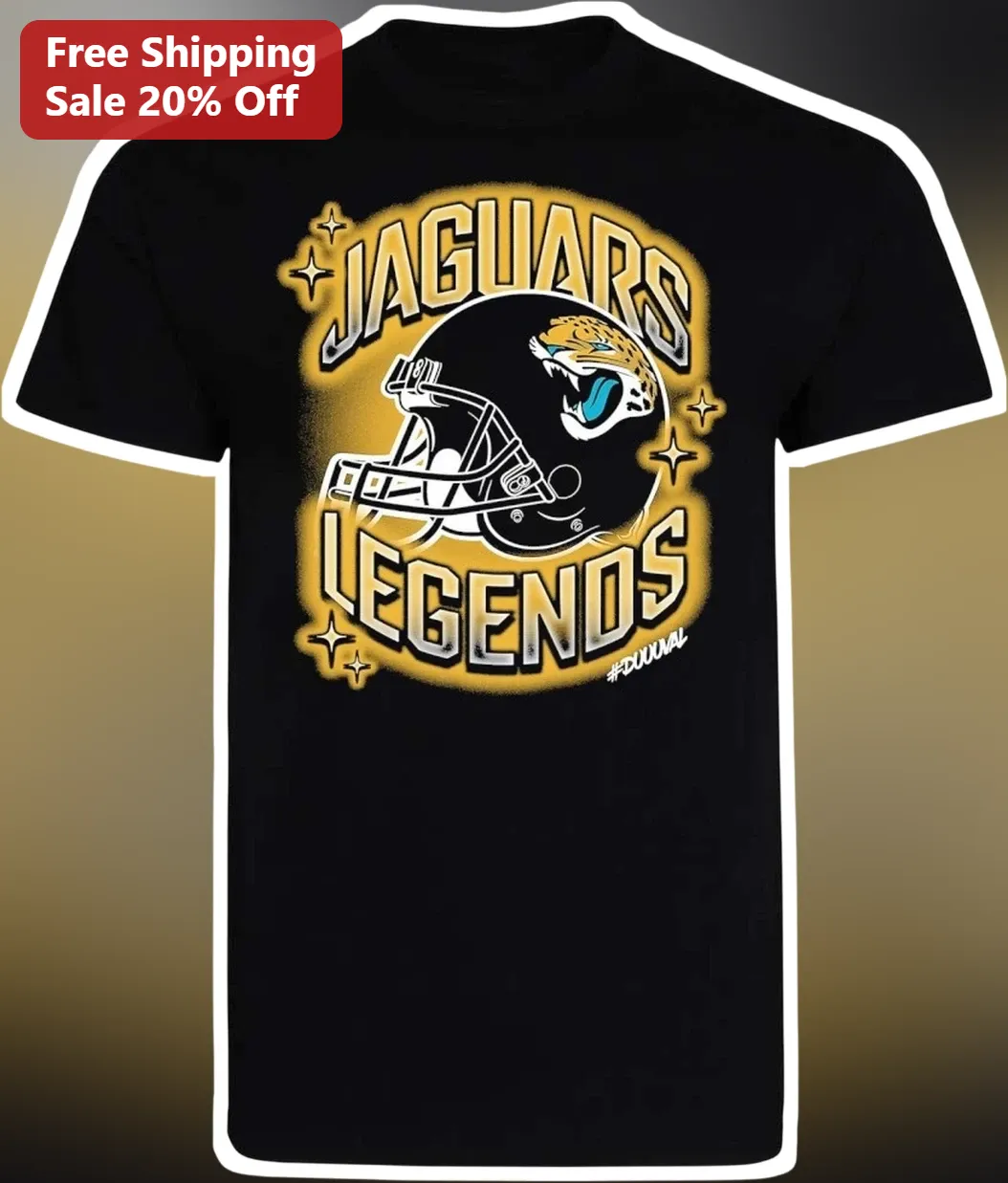 Jaguars Legends Vintage Football Helmet Graphic Tee for Men Jacksonville Jaguars Fan Gift