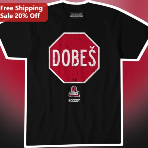 Jakub Dobeš Legends Hockey Tee Montreal Canadiens Goalie Fan Gear