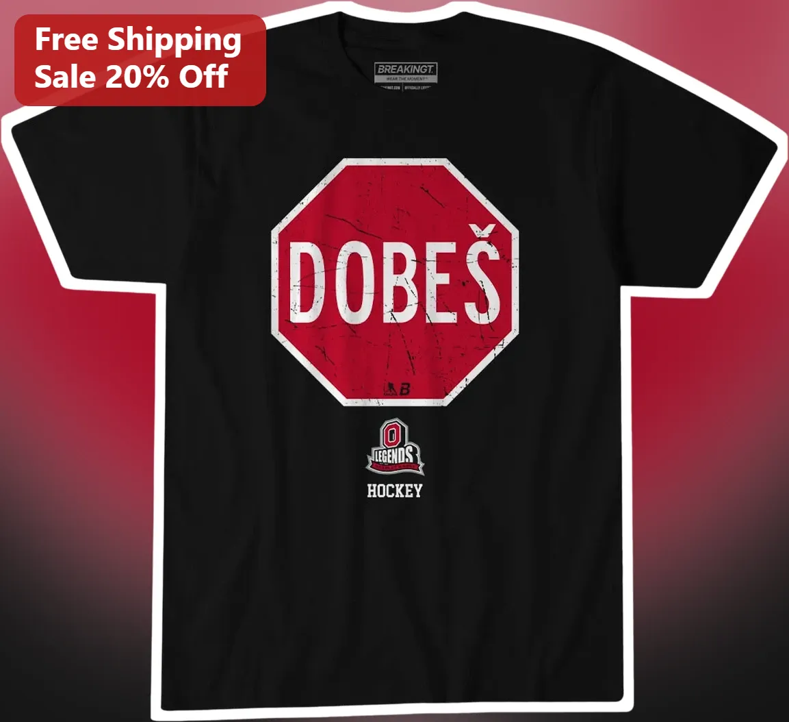 Jakub Dobeš Legends Hockey Tee Montreal Canadiens Goalie Fan Gear