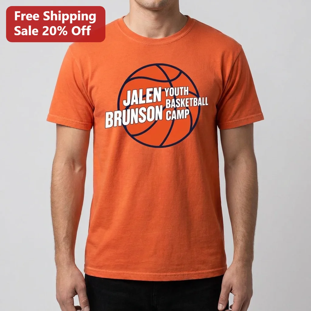 Jalen Brunson Youth Basketball Camp Tee 2026 Basketball Graphic Shirt for Young Athletes and Knicks Fans