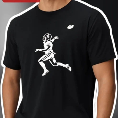Jalen Hurts Tee Philadelphia Eagles QB10 Football Fan Gift for Men