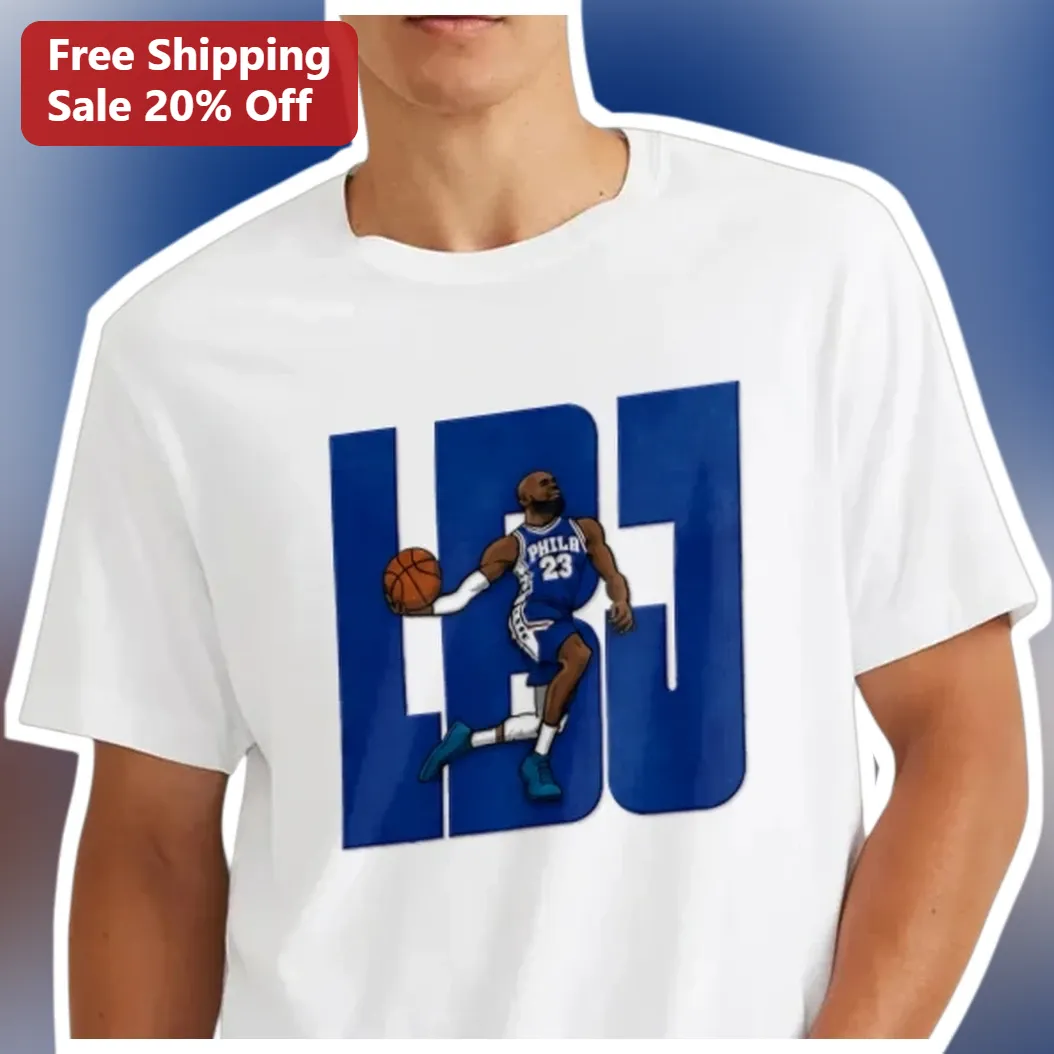 James Harden Tee Philadelphia Sixers Basketball Player Graphic Shirt