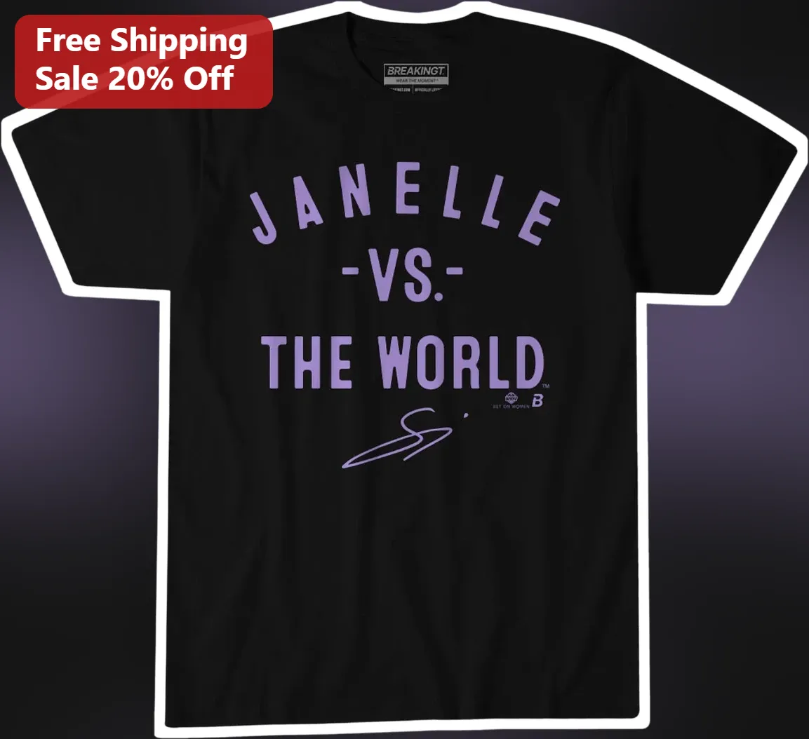 Janelle vs The World Graphic Tee Janelle Monae Fan Merch Protest Art Shirt