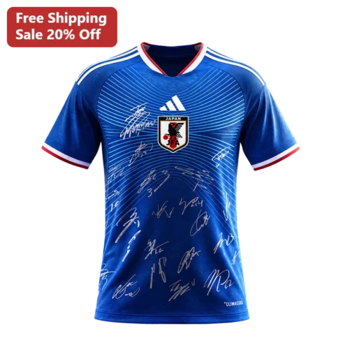 Japan JFA Climacool Tee Samurai Blue National Team Soccer Jersey Fan Apparel