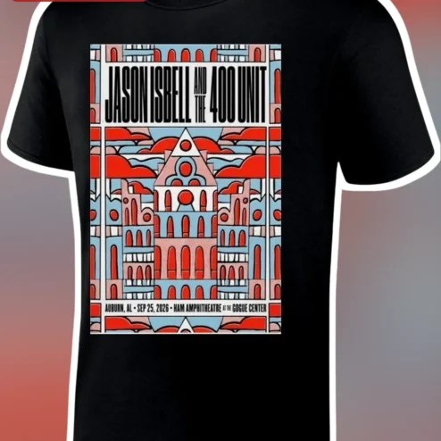 Jason Isbell And The Unit Auburn AL Concert Tee Ham Amphitheatre Sep 25 2026