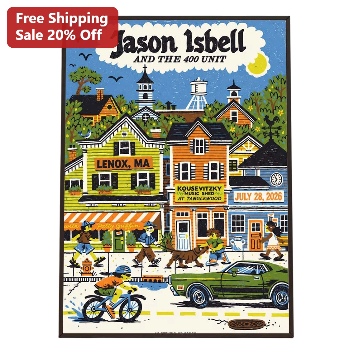 Jason Isbell and the Unit Koussevitzky Music Shed at Tanglewood Poster