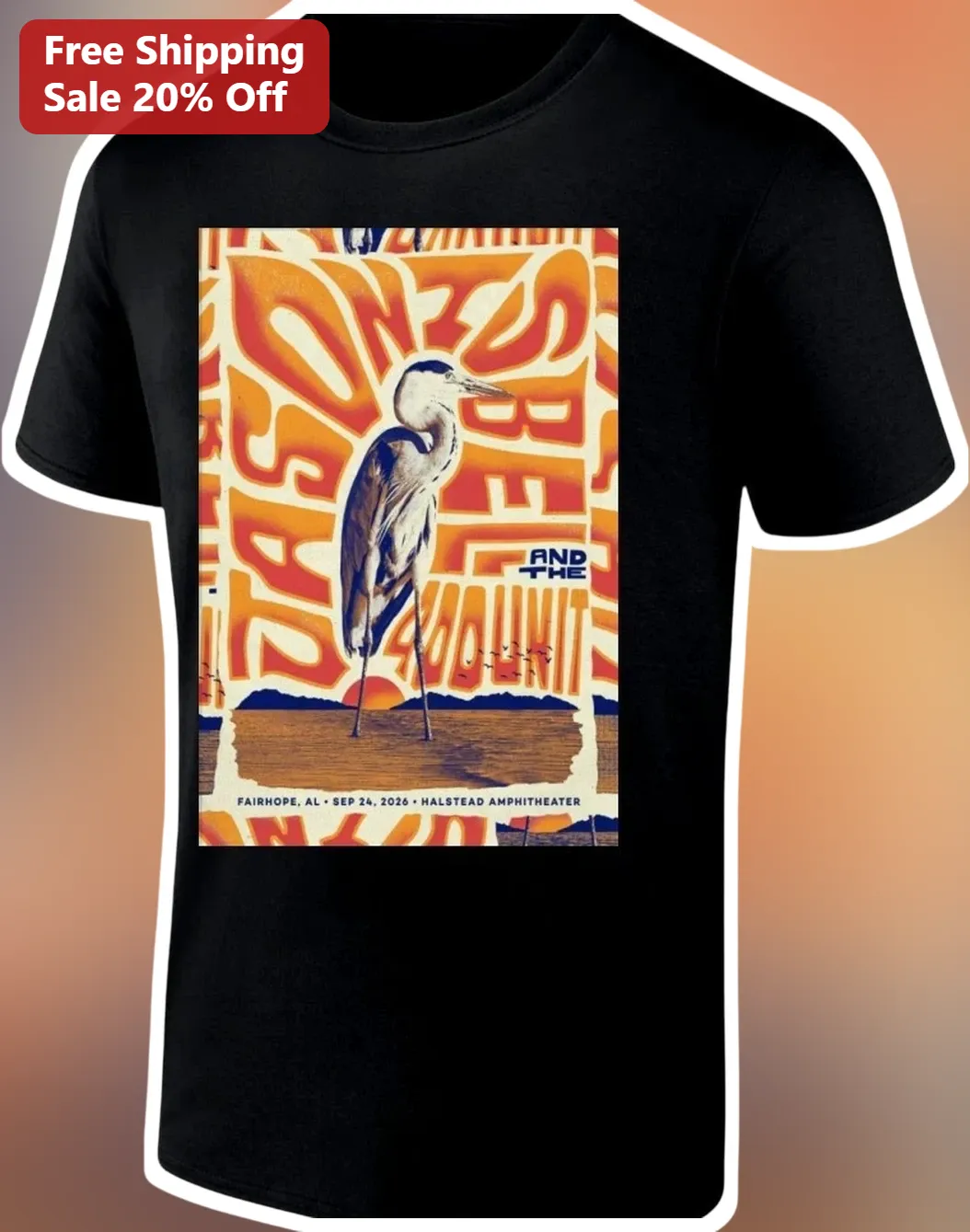 Jason Isbell and the Unit Vintage Concert Poster Graphic Tee
