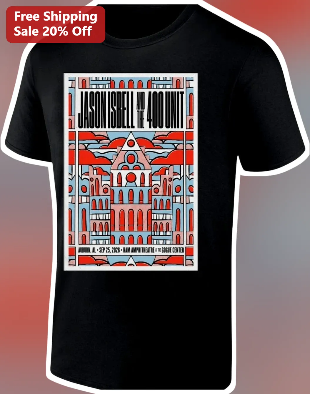 Jason Isbell and the Unit Vintage Concert Poster Style Graphic Tee