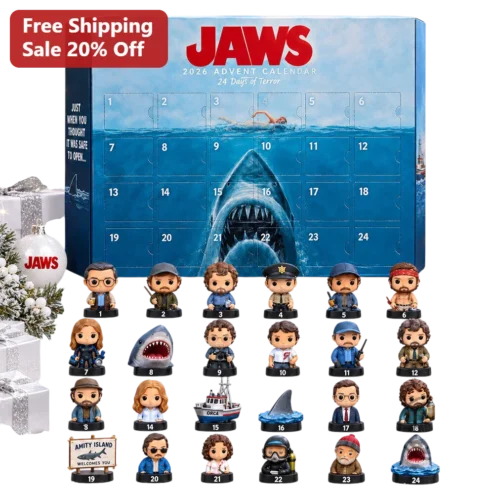 Jaws 2026 Advent Calendar For Adults Horror Movie Collectible Vinyl Figures Gift