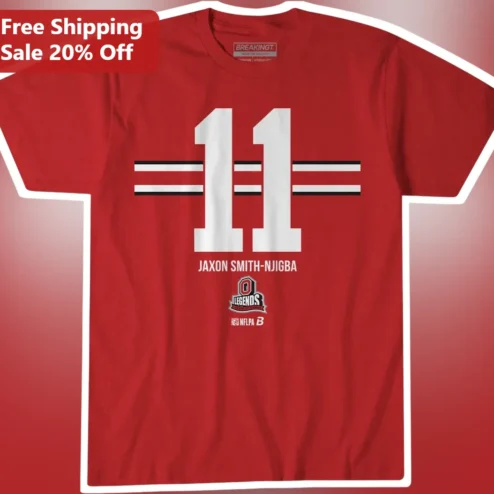 Jaxon Smith-Njigba Graphic Tee NFL Football Fan Apparel Gift