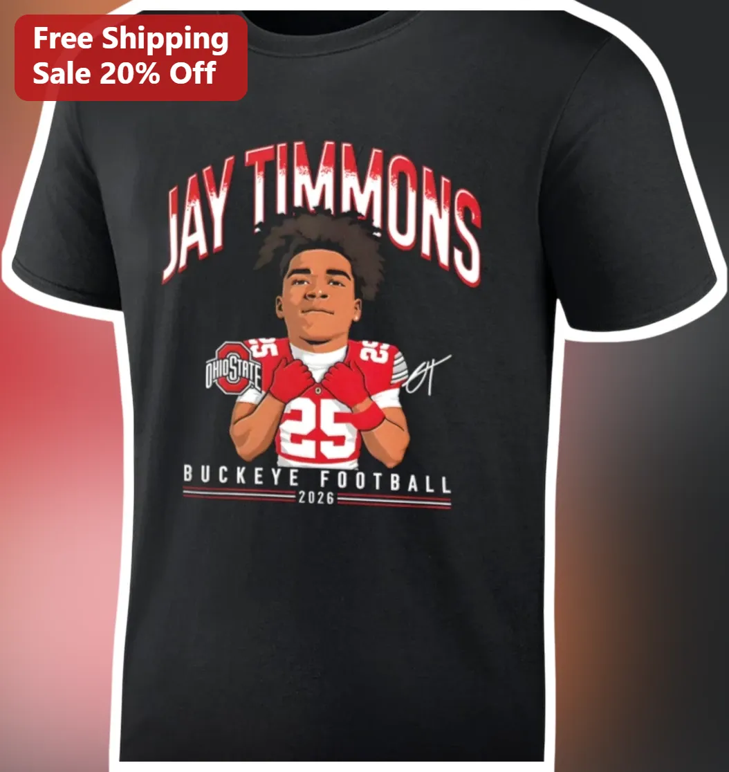 Jay Timmons Buckeye Football Tee Ohio State Cornerback Fan Shirt