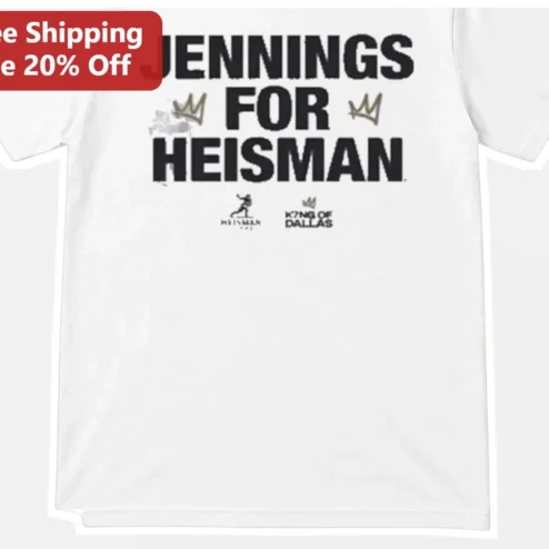 Jennings For Heisman Tee Jalen Jennings SMU Football Fan Shirt