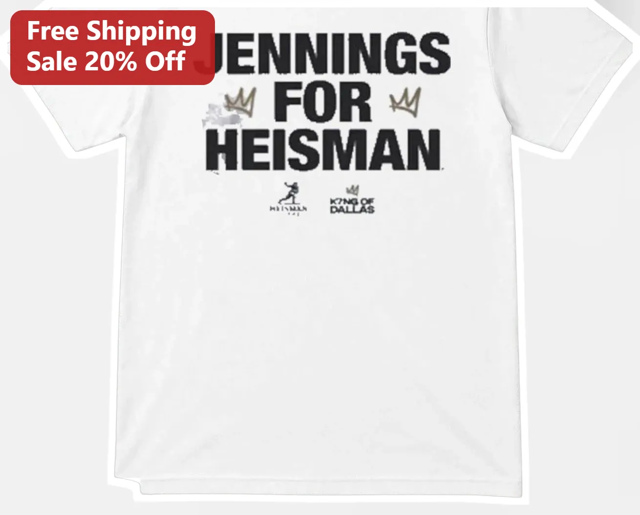 Jennings For Heisman Tee Jalen Jennings SMU Football Fan Shirt