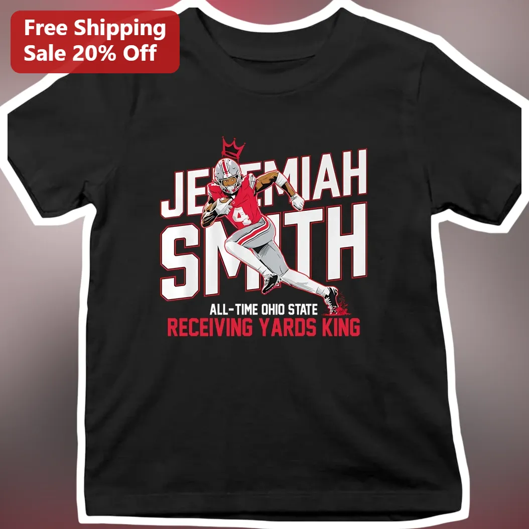 Jeremiah Smith All-Time Ohio State Receiving Yards King Tee