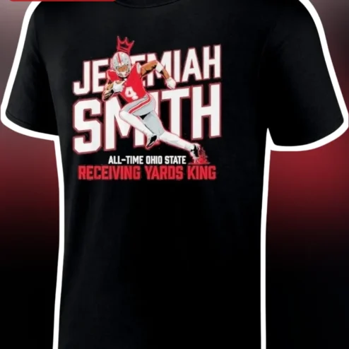 Jeremiah Smith Ohio State All-Time Receiving Yards King Tee