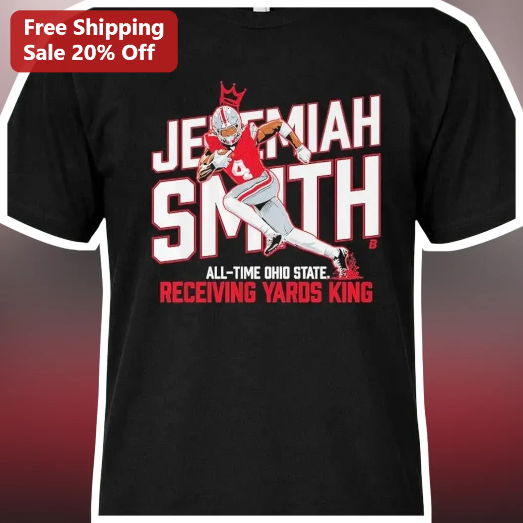 Jeremiah Smith Ohio State All-Time Receiving Yards King Tee