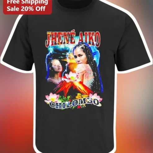 Jhené Aiko Chilombo Album Graphic Tee R&B Music Fan Gift