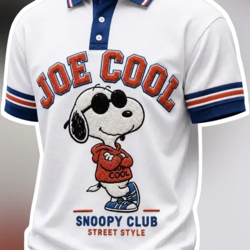 Joe Cool Snoopy Club Street Style Polo Shirt