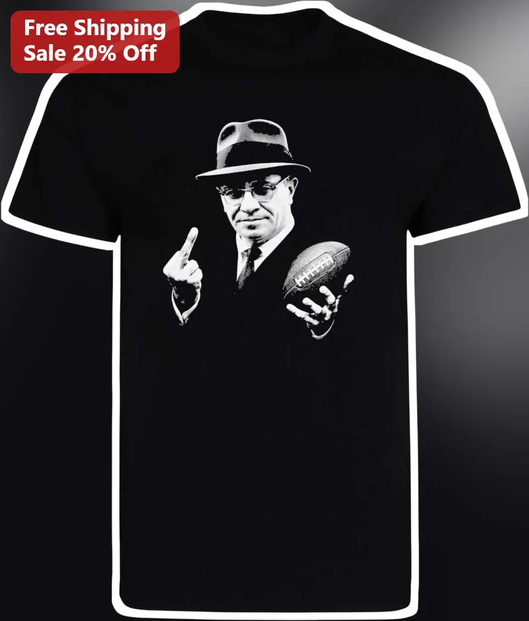 Joe Paterno Penn State Nittany Lions Football Coach Vintage Graphic Tee