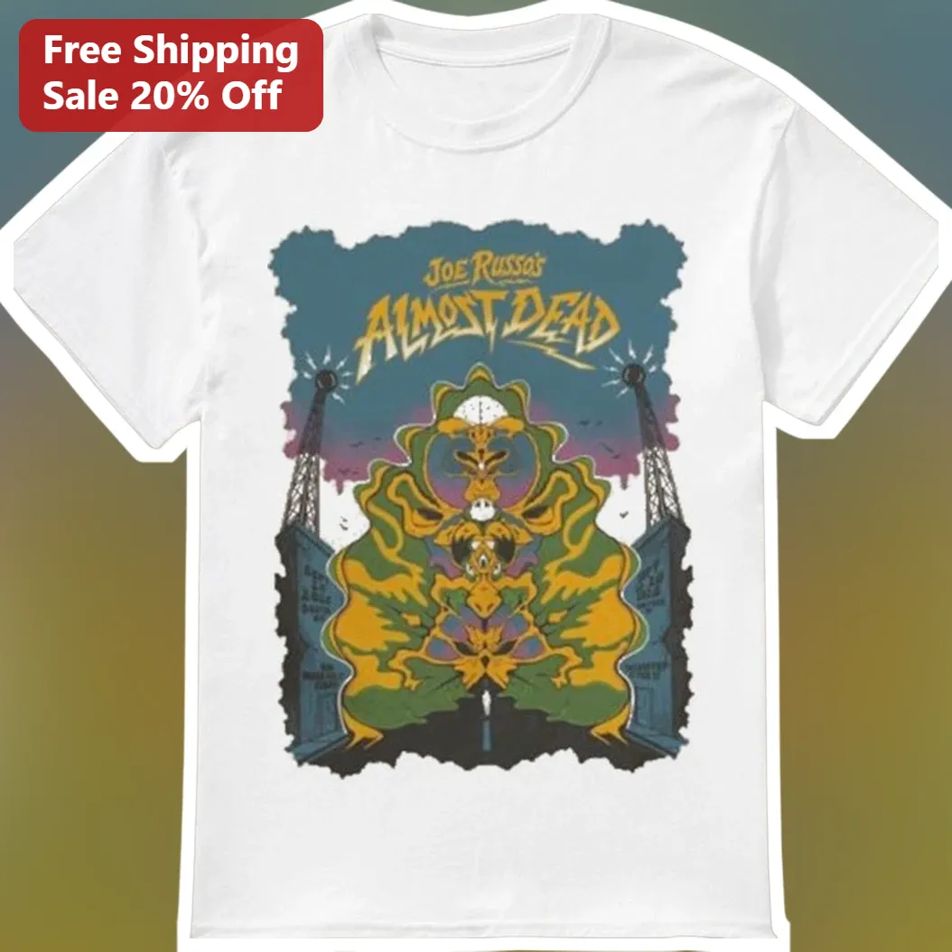 Joe Russo's Almost Dead Psychedelic Golden Gate Bridge Tee Grateful Dead Tribute Band Merch