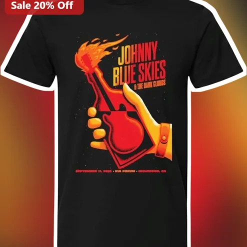 Johnny Blue Skies The Dark Clouds Kia Forum Inglewood Tee
