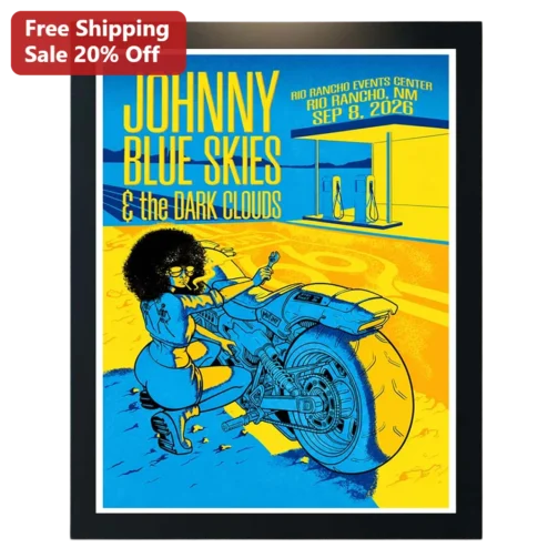 Johnny Blue Skies the Dark Clouds Poster Sturgill Simpson Music Art Print