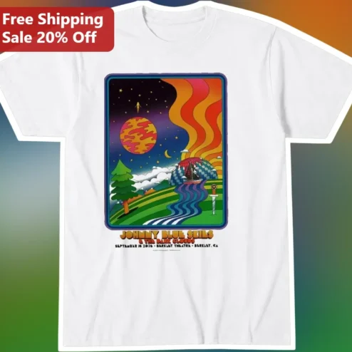 Johnny Blue Skies the Dark Clouds Tee Sturgill Simpson Album Merch Psychedelic Graphic Shirt