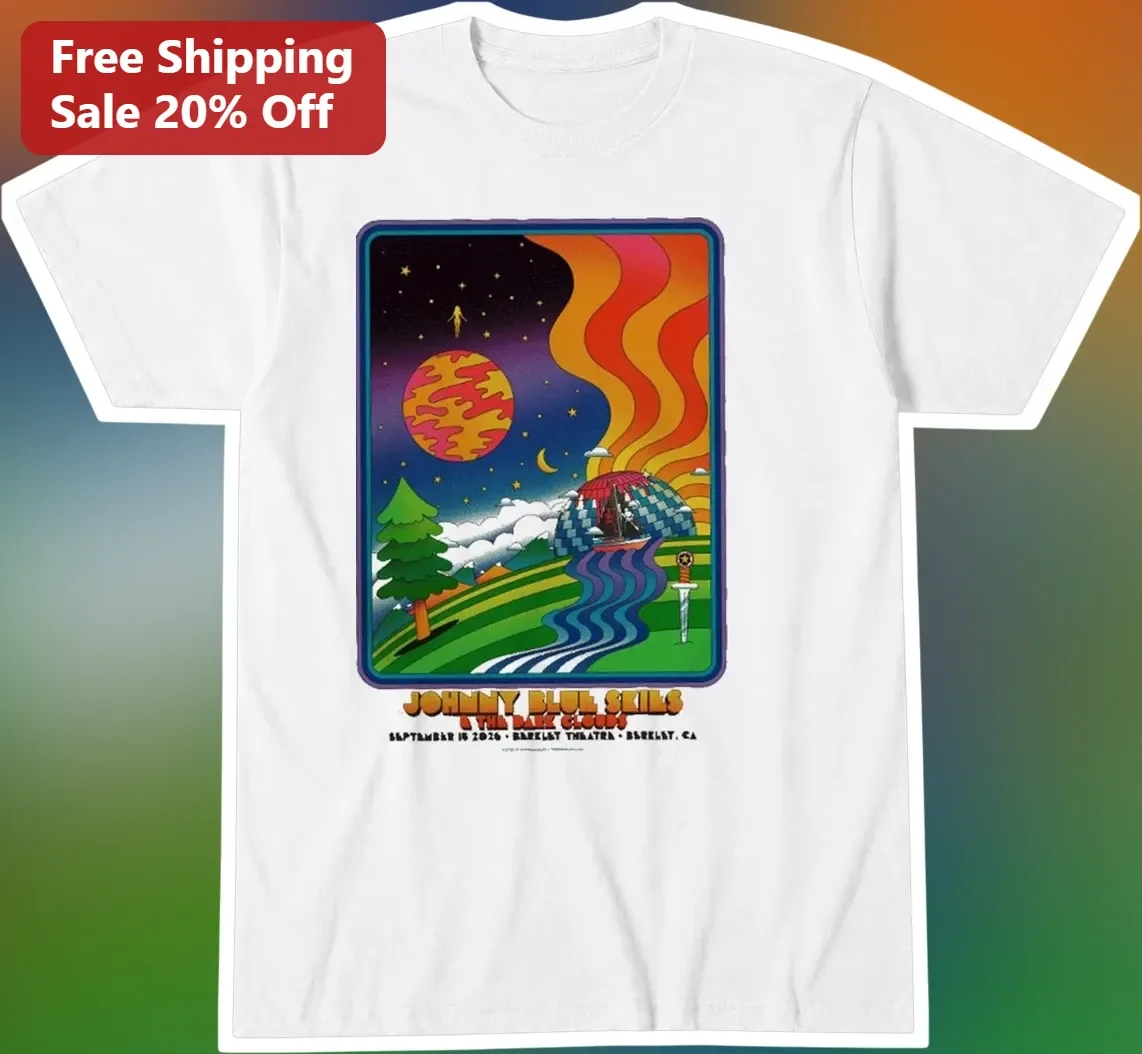 Johnny Blue Skies the Dark Clouds Tee Sturgill Simpson Album Merch Psychedelic Graphic Shirt