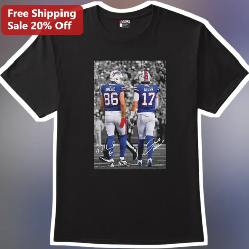 Josh Allen Buffalo Bills Tee NFL Quarterback Fan Merch Game Day Shirt