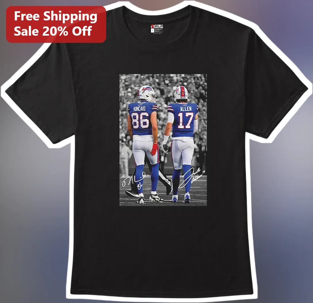 Josh Allen Buffalo Bills Tee NFL Quarterback Fan Merch Game Day Shirt