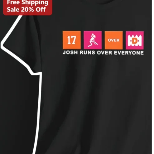 Josh Runs Over Everyone Graphic Tee Drake and Josh Meme Shirt Nickelodeon Nostalgia Gift