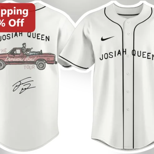 Josiah Queen The Damascus Road Tour Baseball Jersey Christian Music Fan Merch