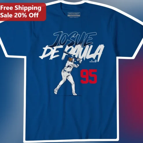 Josue De Paula Tee Baseball Prospect Graphic Shirt for Dodgers Fans