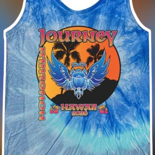 Journey Honolulu Hawaii Tank Top Final Frontier Tour Concert Merch