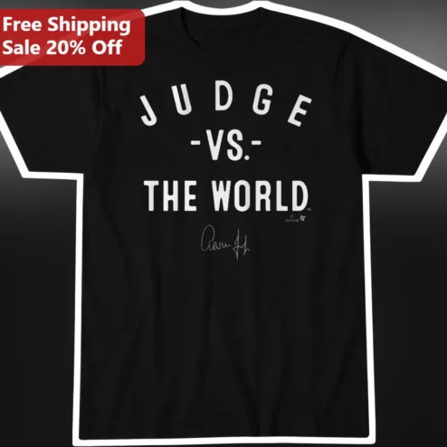 Judge Vs The World Tee Aaron Hernandez Signature 1 Corinthians 6:2 Christian Graphic Shirt