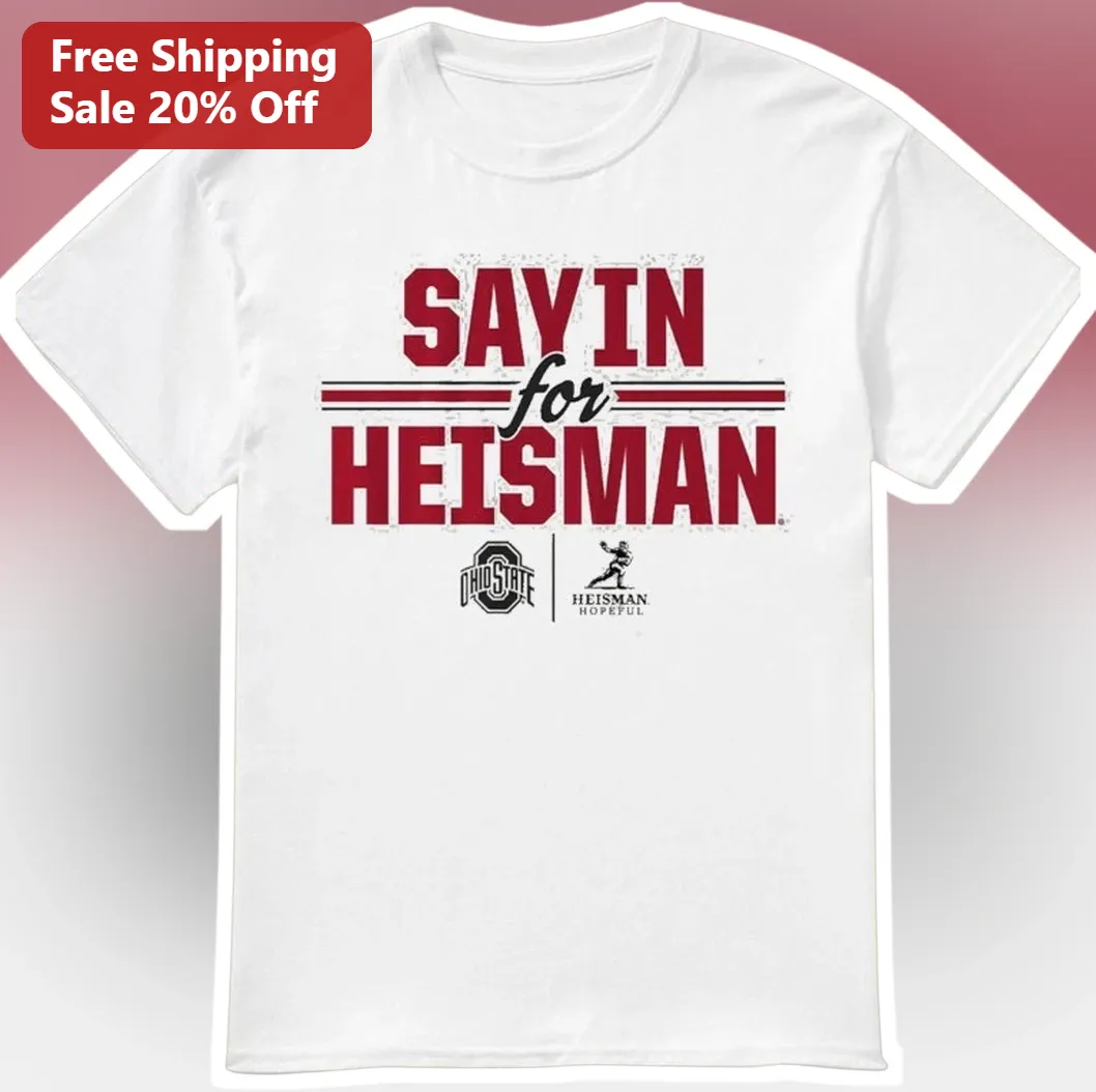 Julian Sayin For Heisman Ohio State Buckeyes QB Graphic Tee College Football Fan Apparel