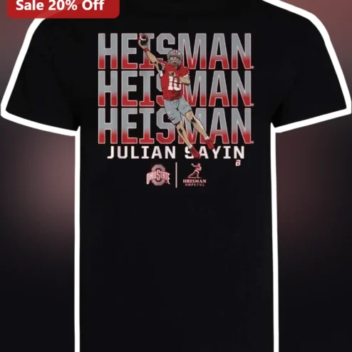 Julian Sayin Heisman Finalist Ohio State QB Graphic Tee