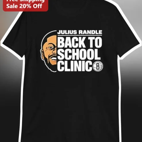 Julius Randle Back To School Clinic Graphic Tee For Knicks Fans