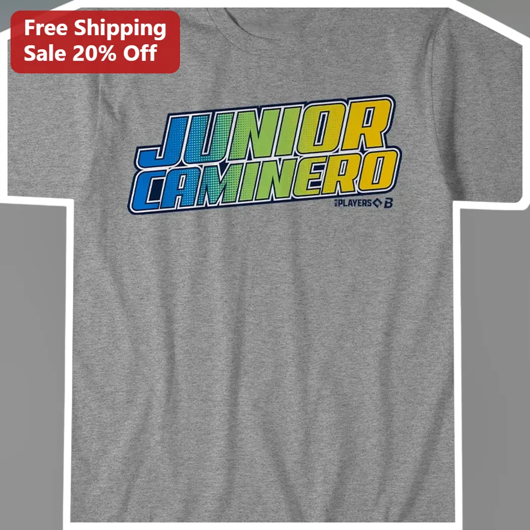 Junior Caminero #13 Tampa Bay Rays Retro Baseball Graphic Tee Gift for Men Women