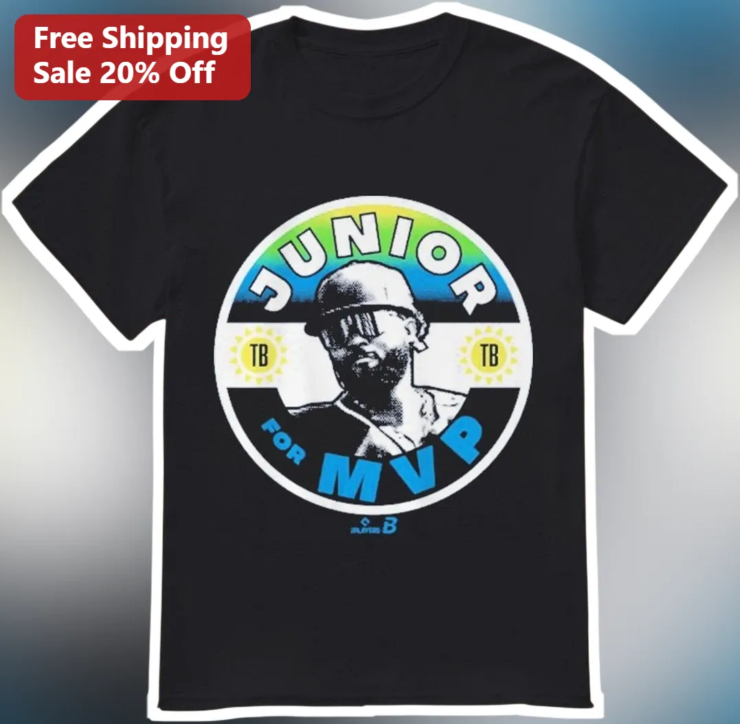 Junior For MVP Tee Junior Caminero Baseball Fan Gift Retro Halftone Shirt