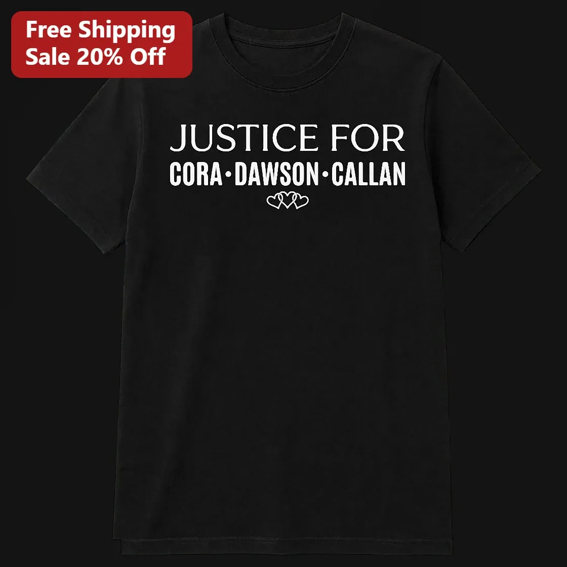 JUSTICE FOR Custom Name Memorial Tee Personalized Loss of Child Tribute Shirt