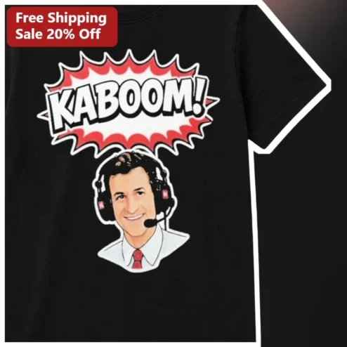 KABOOM! Joe Rogan Comic Style Graphic Tee for Men