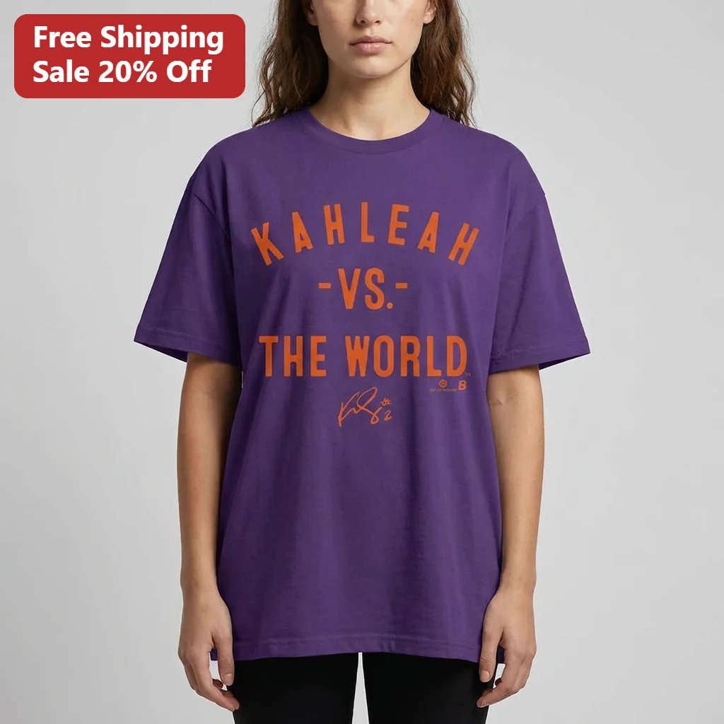 Kahleah Vs. The World Tee Kahleah Copper Signature Basketball Fan Shirt