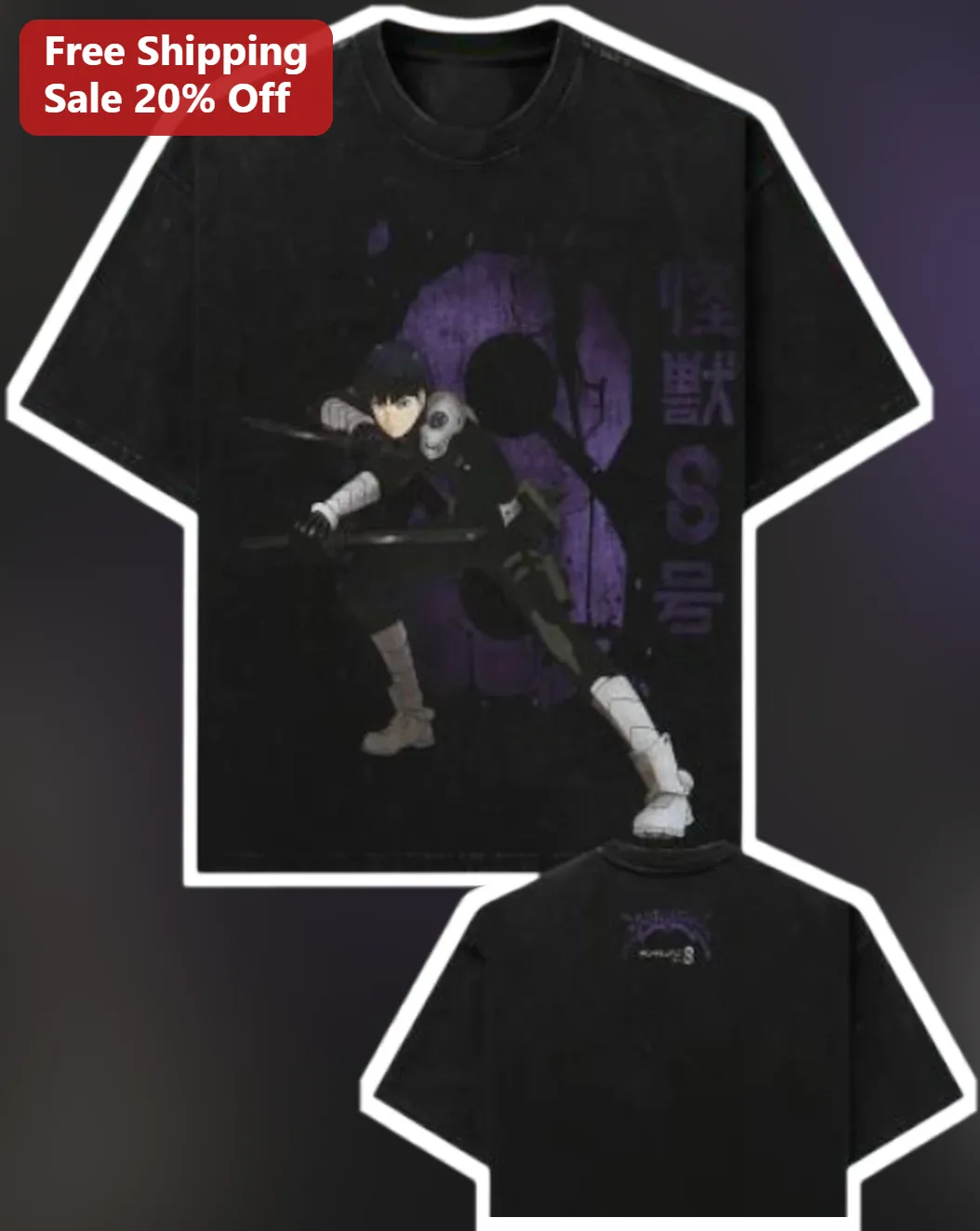 Kaiju No. 8 Kafka Hibino Graphic Tee Anime Merch