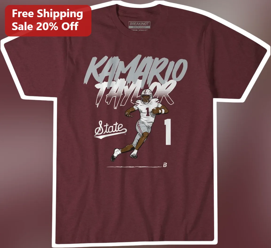 Kamario Taylor Mississippi State Bulldogs Quarterback Fan Tee