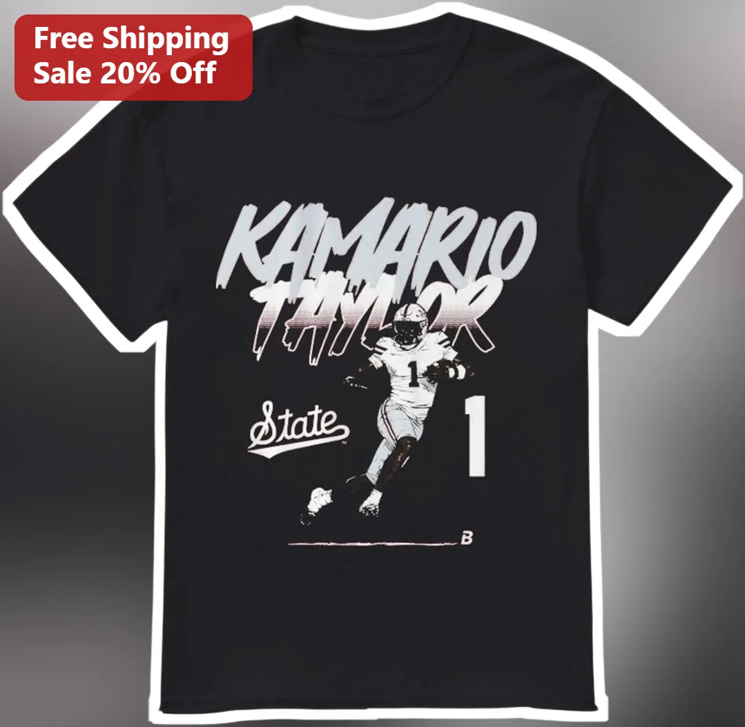 Kamario Taylor Mississippi State Football Player Graphic Tee