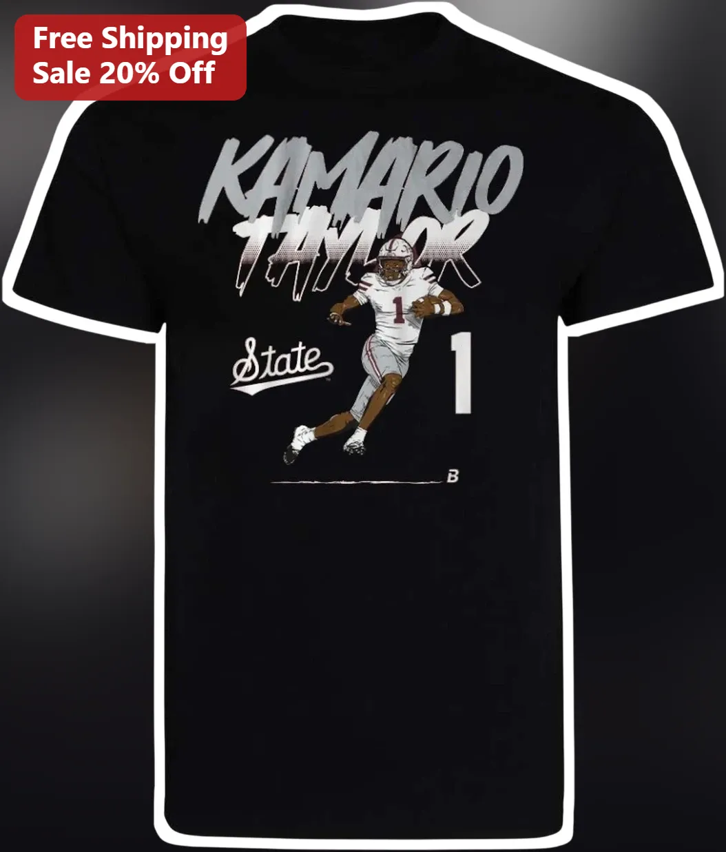 Kamario Taylor Mississippi State Tee College Football Fan Shirt