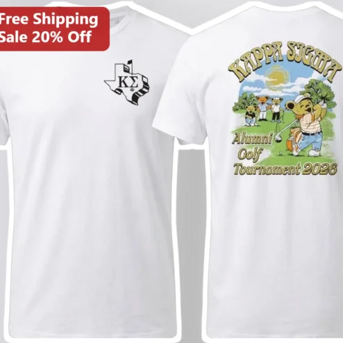 Kappa Sigma Alumni Golf Tournament Tee Greek Life Brotherhood Apparel Gift